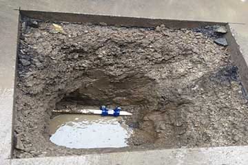 A slab leak, or underground leak, can lead to a high water bill.