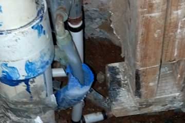 A commercial plumbing pipe burst in Las Vegas, NV.