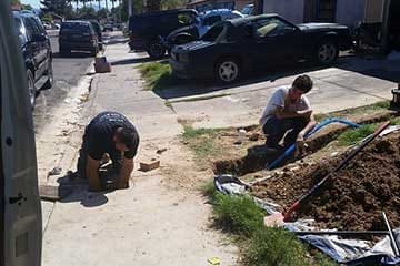 Water leak repair in Las Vegas, NV.