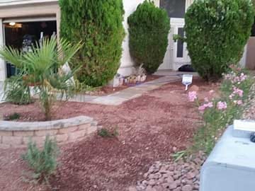 After replacement of sewer line in Las Vegas, NV.